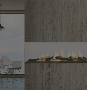 multi sided fireplaces